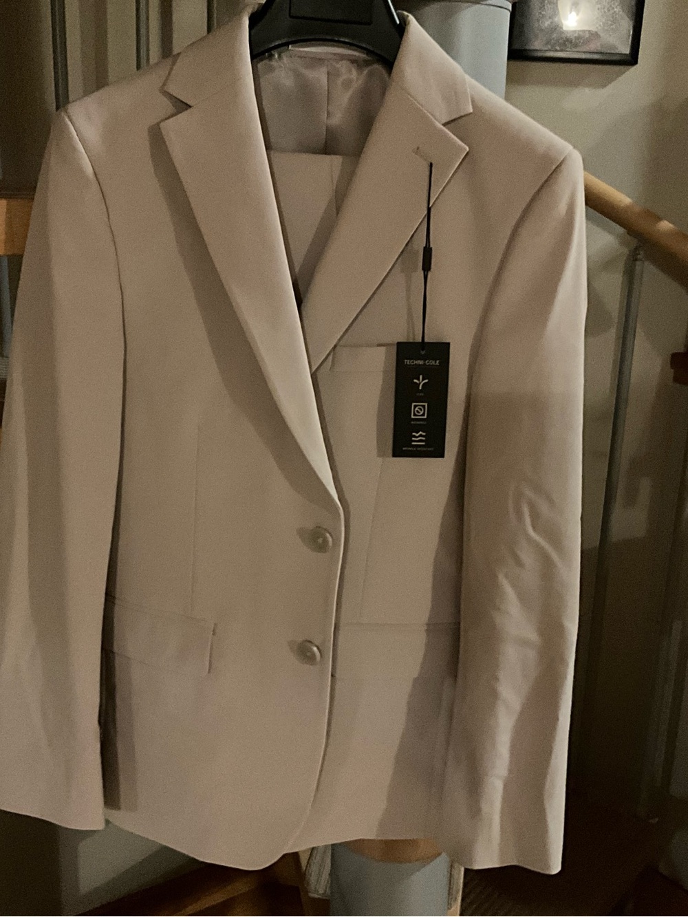 Kenneth Cole Reaction Light Beige Kids' Sport Coat